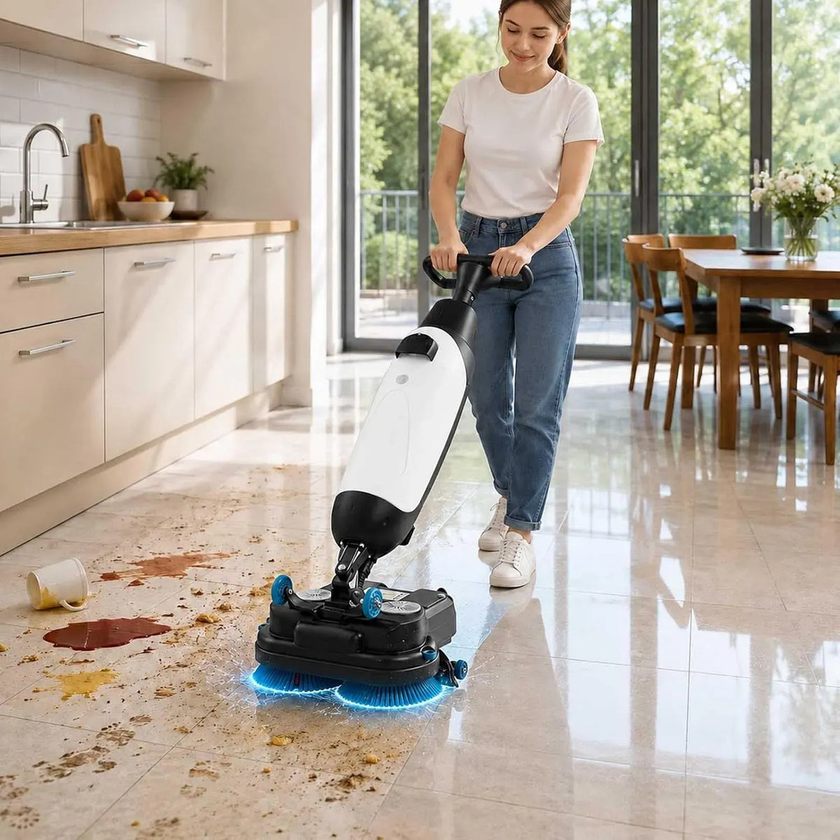 A 360 Lava E Aspira Giri/Min white, per Lavapavimenti Elettrico Professionale