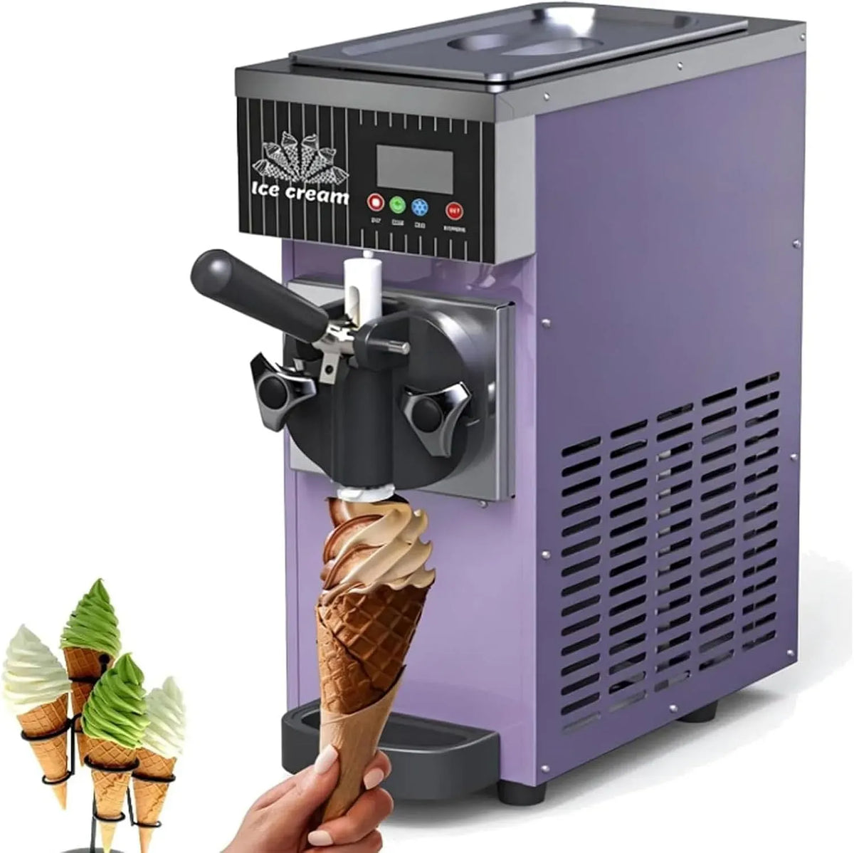 Macchina, per Frozen Yogurt, Sorbetto e Dessert Purple