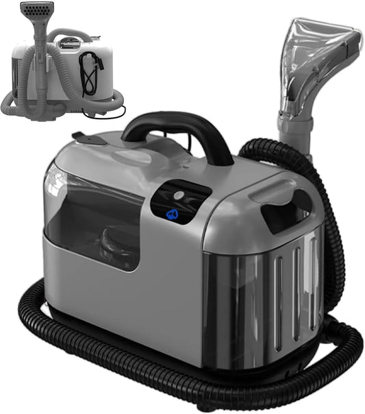 220V-Grey Famiglie Versatili, Ugelli di Diverse Taglie, per Casa/Auto, Lavatessuti Estrattores Pulizia Tessuti 13000Pa 4, Peso Netto 1300ml, 4.5 kg