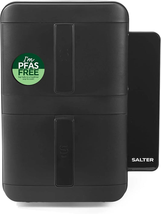 Friggitrice ad aria, 9 L, friggitrice elettrica senza olio, Salter VertiCook Friggitrice ad aria