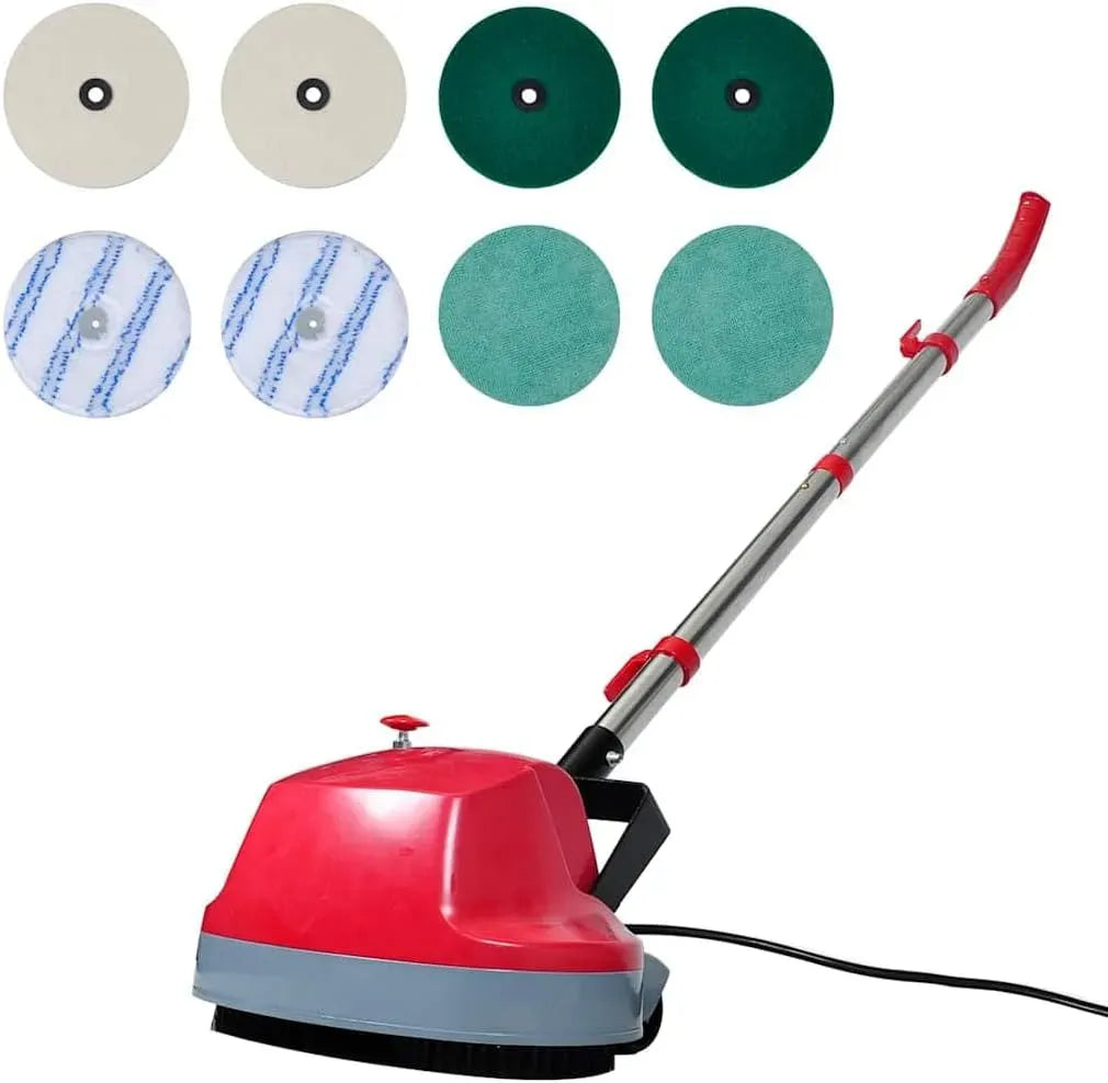 Accessorio per elettrodomestico, 230 V, Doppia Testina 400 RPM, Macchina Lavaggio e Lucidatura Pavimenti 5 in 1, 3,2 kg