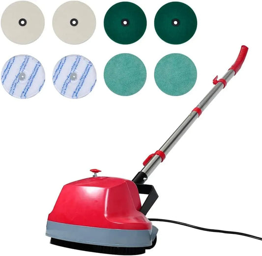 Accessorio per elettrodomestico, 230 V, Doppia Testina 400 RPM, Macchina Lavaggio e Lucidatura Pavimenti 5 in 1, 3,2 kg