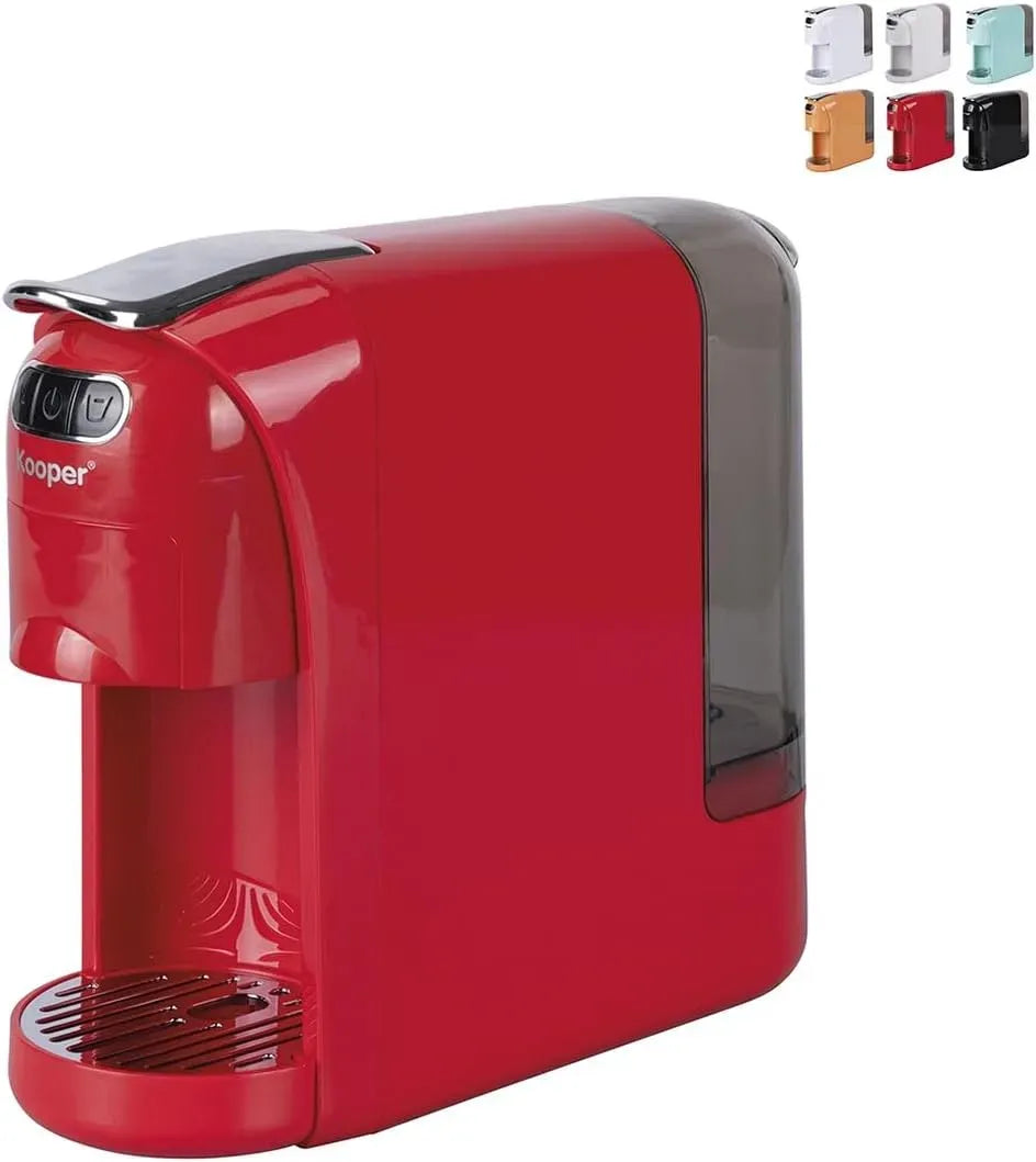 macchina da caffè elettrica, 29x11,8x25,8 cm, rosso