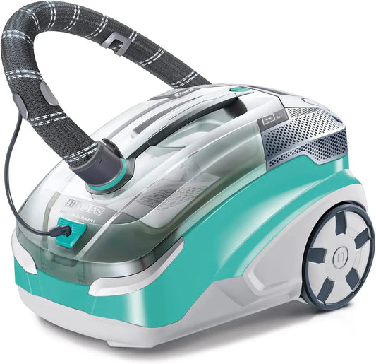 Aspirapolvere X10, 6 L, 1700 W, grigio, aspiratore elettrico domestico, Thomas Multi Clean Parquet Aspirapolvere con filtro dell'acqua