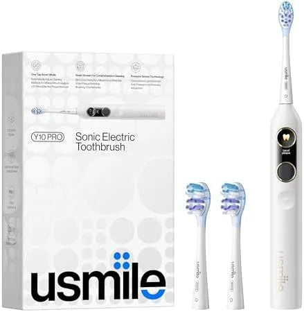 Accessorio per elettrodomestico C10 Y10, portatile, bianco, 【Pacchetto 3-in-1】 usmile Idropulsore Portatile