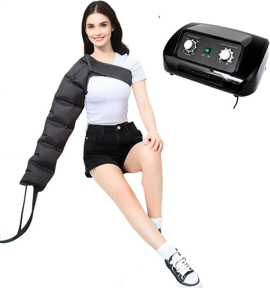 Pressoterapia, Massaggiatore, dispositivo pressoterapia per gambe, professionale, per Casa per Gambe e Addome