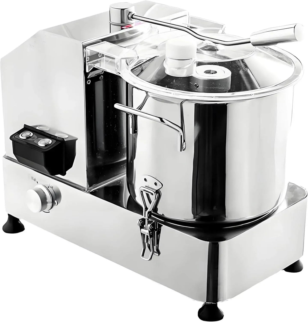 HR12L Tritatutto Elettrico con Doppio Livello Lame, per Frutta, Tritatutto Elettrico Professionale 6l, Tritacarne Industriale 1800w, Verdura E