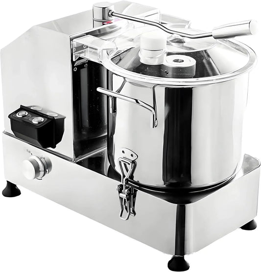 HR12L Tritatutto Elettrico con Doppio Livello Lame, per Frutta, Tritatutto Elettrico Professionale 6l, Tritacarne Industriale 1800w, Verdura E