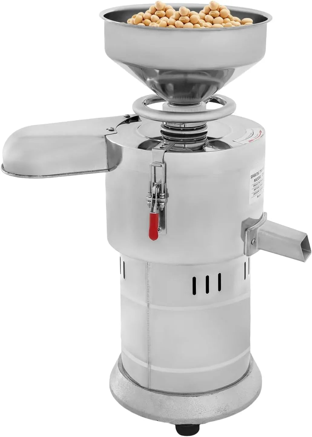 Mulino per cereali, 1100 W, macinacereali, acciaio inox, argento, Macchina Elettrica per Burro di Arachidi da 1100 W