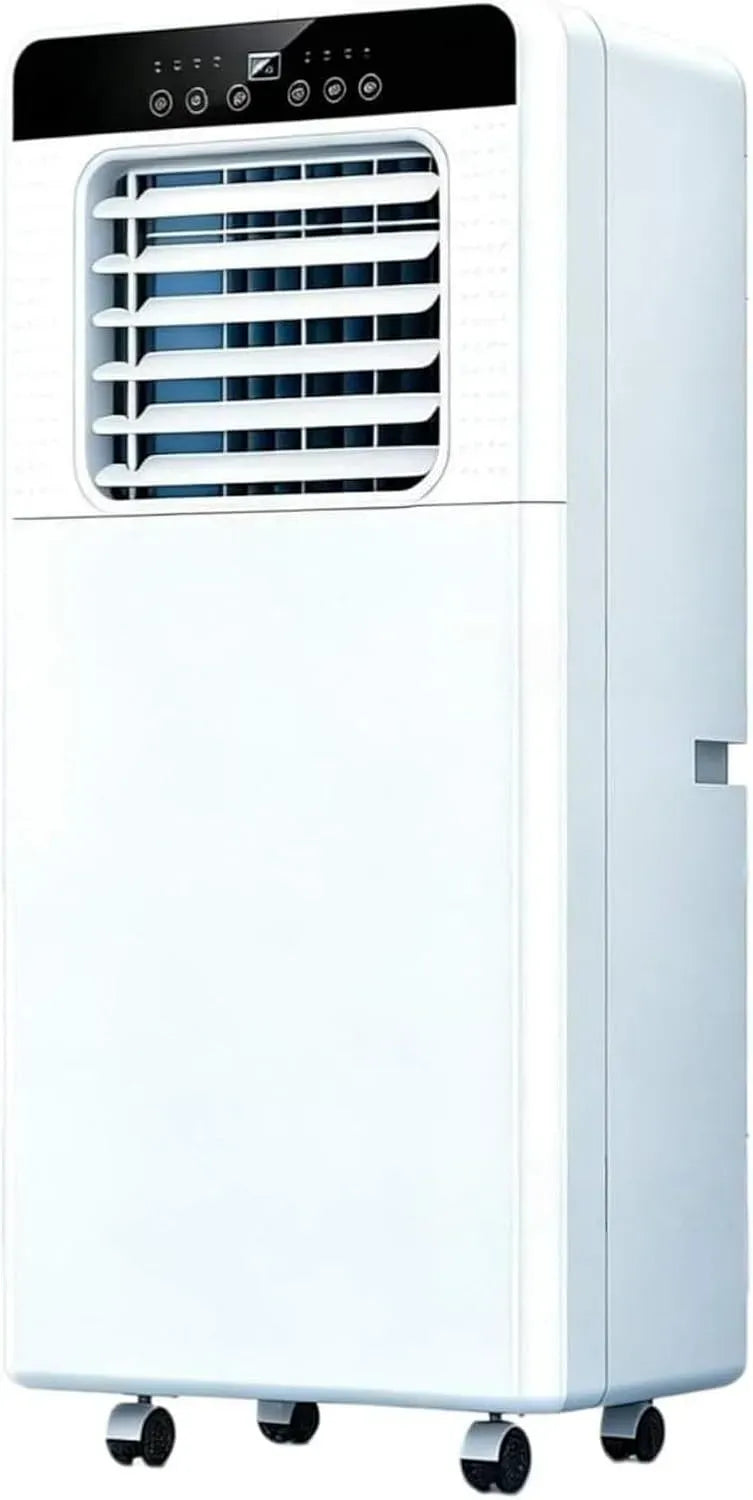 Condizionatore, 52 dB, LONGCAO 3-in-1, portatile, ruote di trasporto, 9000 British Thermal Units, Silenzioso 52dB modalità Notte, 7000