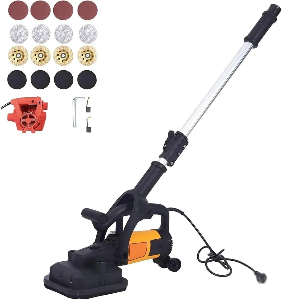 Levigatrice, Lucidatrice, lucidatrice elettrica, 3800 W, per Cemento da 3800 W