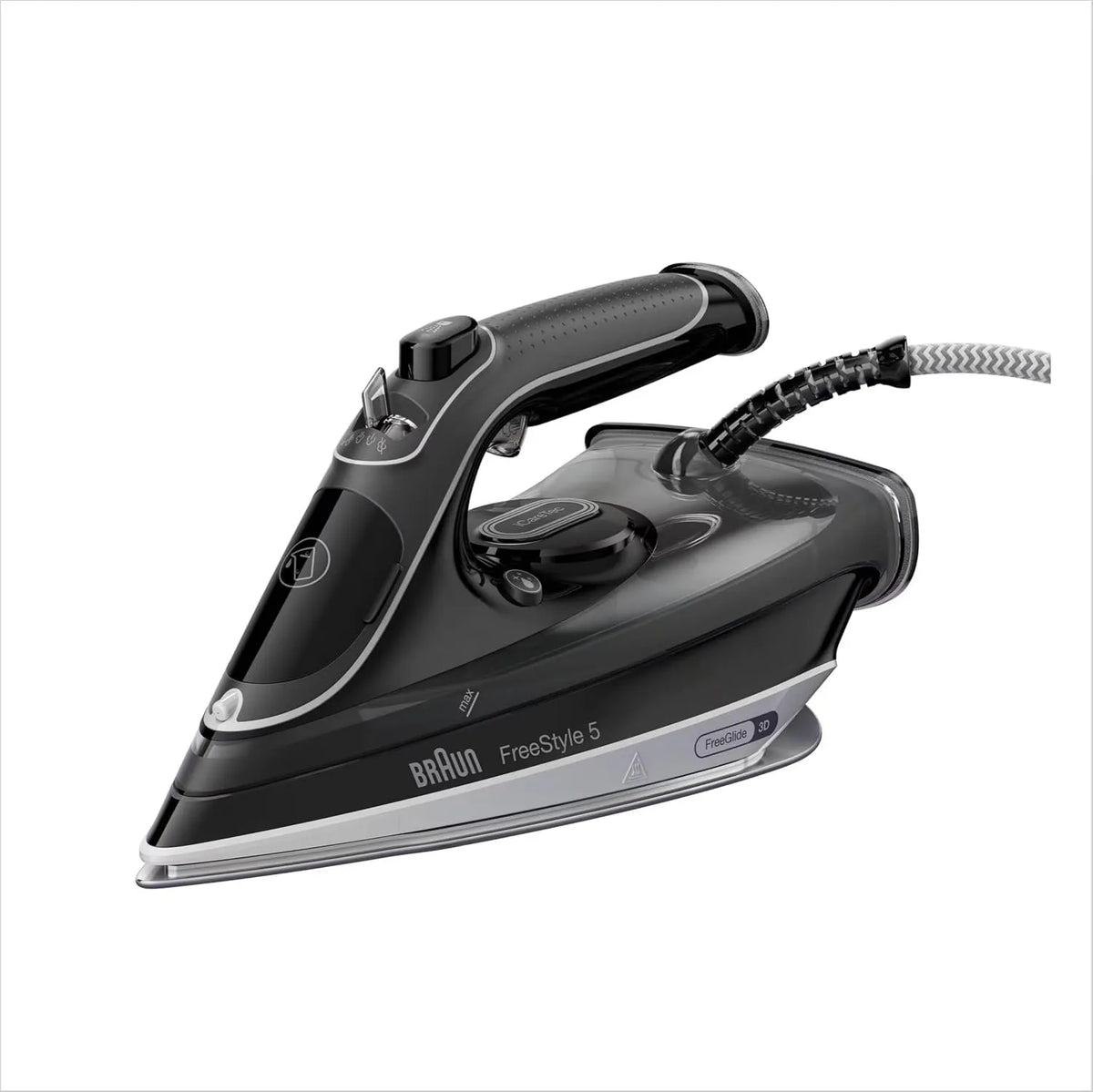 Braun CON 5 TexStyle5 Piastra, ferro da stiro elettrico, 220 g, effetto 3D, vapore, nero