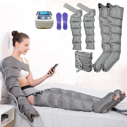 Pressoterapia, Massaggiatore, dispositivo pressoterapia per gambe, professionale, per Casa