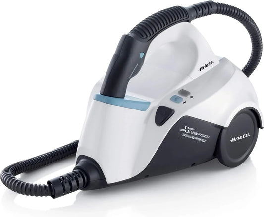 Pulitore a vapore, 1500 W, bianco, Ariete 4145 XVapor Comfort, Uccide 99,9% germi e batteri, vapore continuo 45', 5 bar