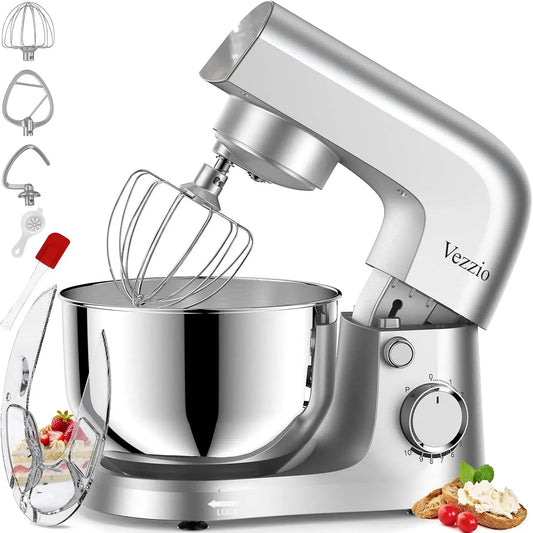 Robot da cucina, 4.5 L, Vezzio, pizza, argento