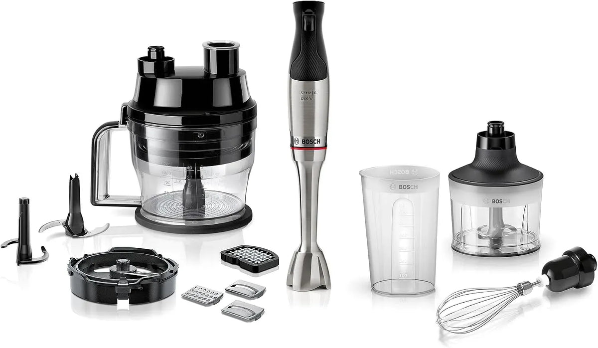 Bosch MSM6M8X1 Frullatore, 1200 W, acciaio inox, nero